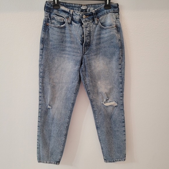 Old Navy Denim - Old Navy O.G Straight High Rise Classic Blue Denim Jeans Size 6